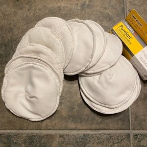 Soft bamboo nursing bra pads. Set of 6. A total 12 pieces.